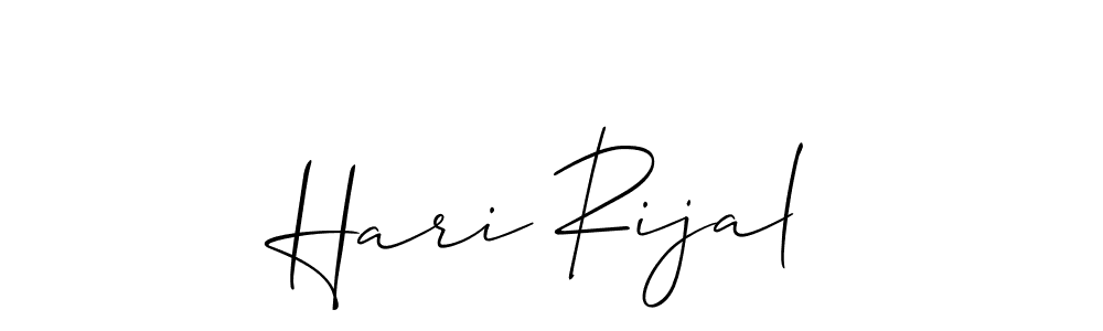 Once you've used our free online signature maker to create your best signature Allison_Script style, it's time to enjoy all of the benefits that Hari Rijal name signing documents. Hari Rijal signature style 2 images and pictures png