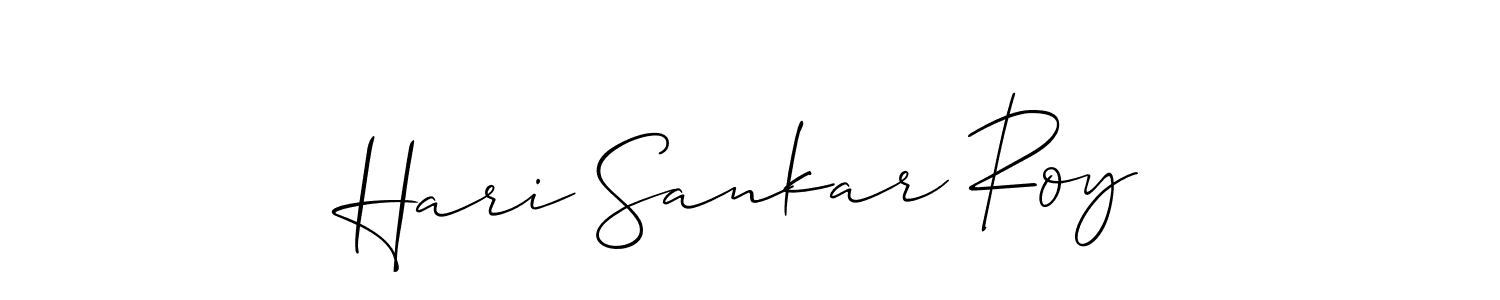 Also we have Hari Sankar Roy name is the best signature style. Create professional handwritten signature collection using Allison_Script autograph style. Hari Sankar Roy signature style 2 images and pictures png