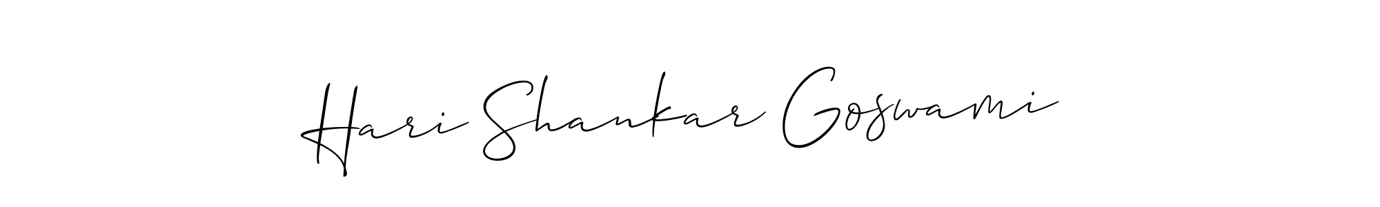 How to make Hari Shankar Goswami signature? Allison_Script is a professional autograph style. Create handwritten signature for Hari Shankar Goswami name. Hari Shankar Goswami signature style 2 images and pictures png