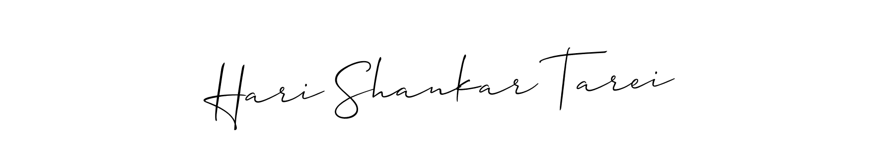 Similarly Allison_Script is the best handwritten signature design. Signature creator online .You can use it as an online autograph creator for name Hari Shankar Tarei. Hari Shankar Tarei signature style 2 images and pictures png