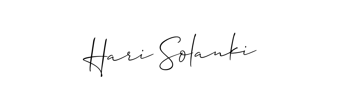 Once you've used our free online signature maker to create your best signature Allison_Script style, it's time to enjoy all of the benefits that Hari Solanki name signing documents. Hari Solanki signature style 2 images and pictures png