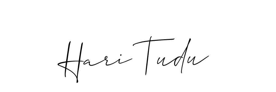 The best way (Allison_Script) to make a short signature is to pick only two or three words in your name. The name Hari Tudu include a total of six letters. For converting this name. Hari Tudu signature style 2 images and pictures png