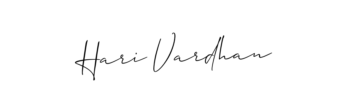 if you are searching for the best signature style for your name Hari Vardhan. so please give up your signature search. here we have designed multiple signature styles  using Allison_Script. Hari Vardhan signature style 2 images and pictures png