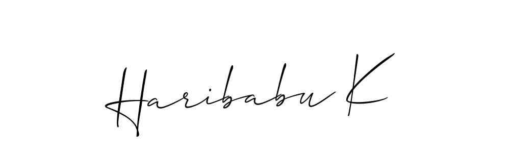 Once you've used our free online signature maker to create your best signature Allison_Script style, it's time to enjoy all of the benefits that Haribabu K name signing documents. Haribabu K signature style 2 images and pictures png