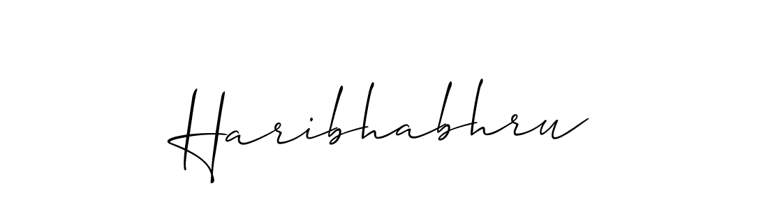 Best and Professional Signature Style for Haribhabhru. Allison_Script Best Signature Style Collection. Haribhabhru signature style 2 images and pictures png