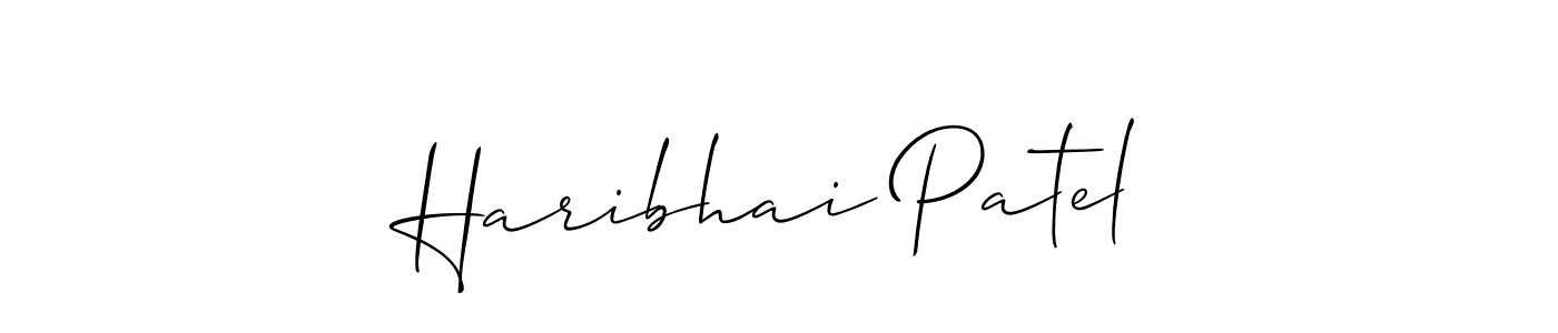 Make a beautiful signature design for name Haribhai Patel. Use this online signature maker to create a handwritten signature for free. Haribhai Patel signature style 2 images and pictures png