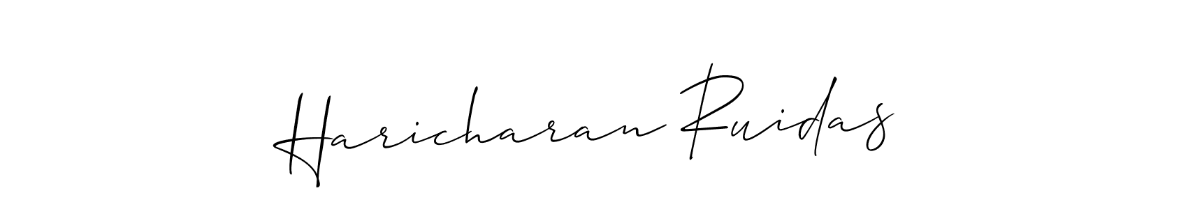 See photos of Haricharan Ruidas official signature by Spectra . Check more albums & portfolios. Read reviews & check more about Allison_Script font. Haricharan Ruidas signature style 2 images and pictures png