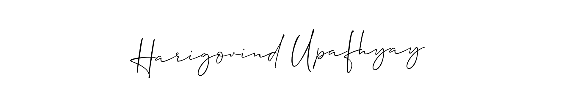 Once you've used our free online signature maker to create your best signature Allison_Script style, it's time to enjoy all of the benefits that Harigovind Upafhyay name signing documents. Harigovind Upafhyay signature style 2 images and pictures png