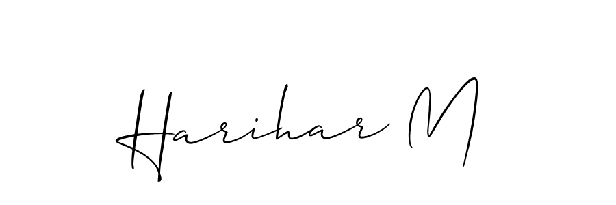 Best and Professional Signature Style for Harihar M. Allison_Script Best Signature Style Collection. Harihar M signature style 2 images and pictures png