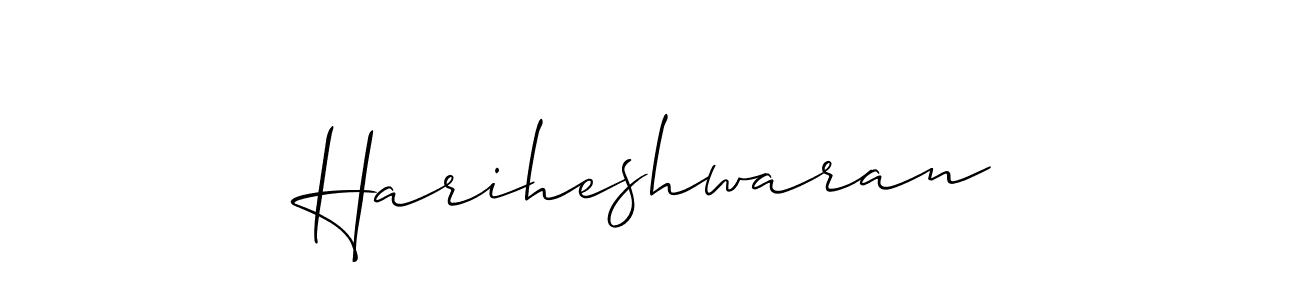 It looks lik you need a new signature style for name Hariheshwaran. Design unique handwritten (Allison_Script) signature with our free signature maker in just a few clicks. Hariheshwaran signature style 2 images and pictures png