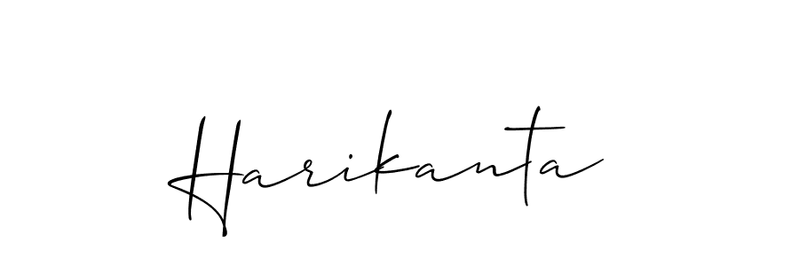 Create a beautiful signature design for name Harikanta. With this signature (Allison_Script) fonts, you can make a handwritten signature for free. Harikanta signature style 2 images and pictures png