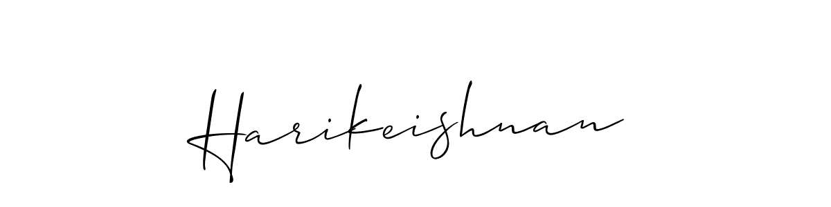 Also You can easily find your signature by using the search form. We will create Harikeishnan name handwritten signature images for you free of cost using Allison_Script sign style. Harikeishnan signature style 2 images and pictures png