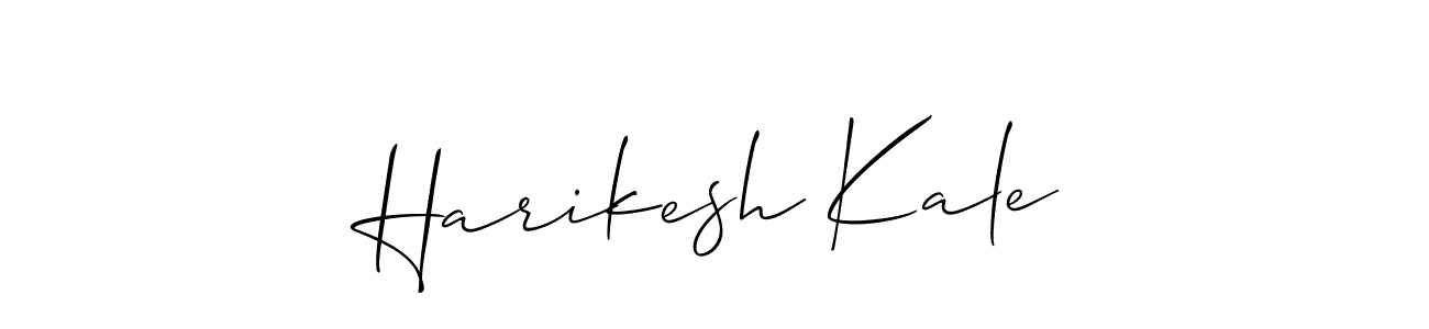 Design your own signature with our free online signature maker. With this signature software, you can create a handwritten (Allison_Script) signature for name Harikesh Kale. Harikesh Kale signature style 2 images and pictures png
