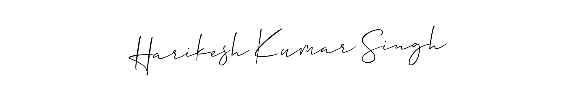 It looks lik you need a new signature style for name Harikesh Kumar Singh. Design unique handwritten (Allison_Script) signature with our free signature maker in just a few clicks. Harikesh Kumar Singh signature style 2 images and pictures png