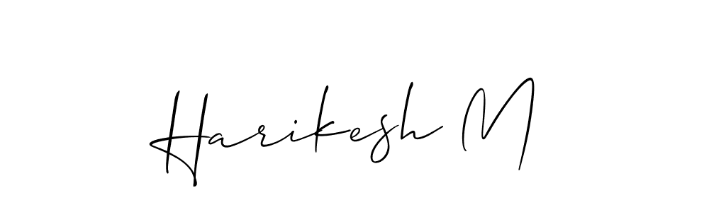 Make a short Harikesh M signature style. Manage your documents anywhere anytime using Allison_Script. Create and add eSignatures, submit forms, share and send files easily. Harikesh M signature style 2 images and pictures png
