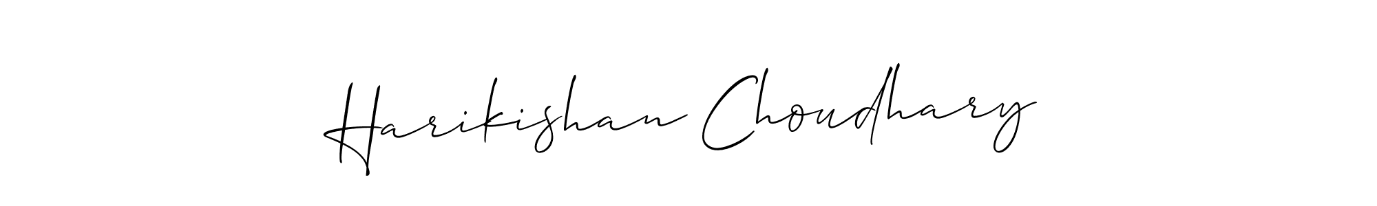 Similarly Allison_Script is the best handwritten signature design. Signature creator online .You can use it as an online autograph creator for name Harikishan Choudhary. Harikishan Choudhary signature style 2 images and pictures png
