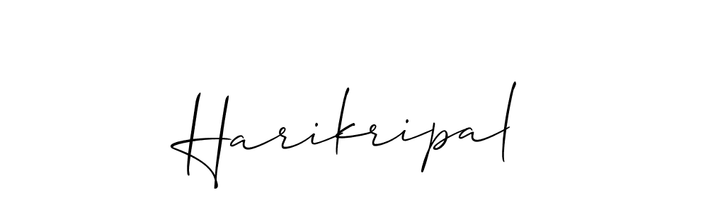 Design your own signature with our free online signature maker. With this signature software, you can create a handwritten (Allison_Script) signature for name Harikripal. Harikripal signature style 2 images and pictures png