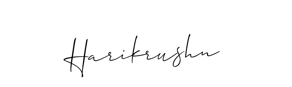 Once you've used our free online signature maker to create your best signature Allison_Script style, it's time to enjoy all of the benefits that Harikrushn name signing documents. Harikrushn signature style 2 images and pictures png