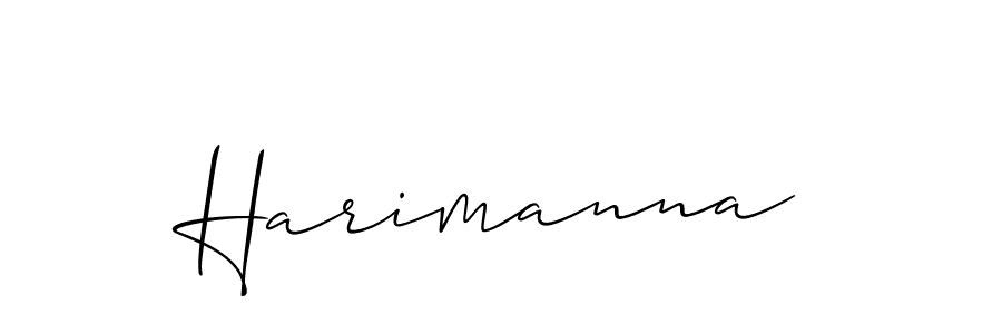 Make a short Harimanna signature style. Manage your documents anywhere anytime using Allison_Script. Create and add eSignatures, submit forms, share and send files easily. Harimanna signature style 2 images and pictures png