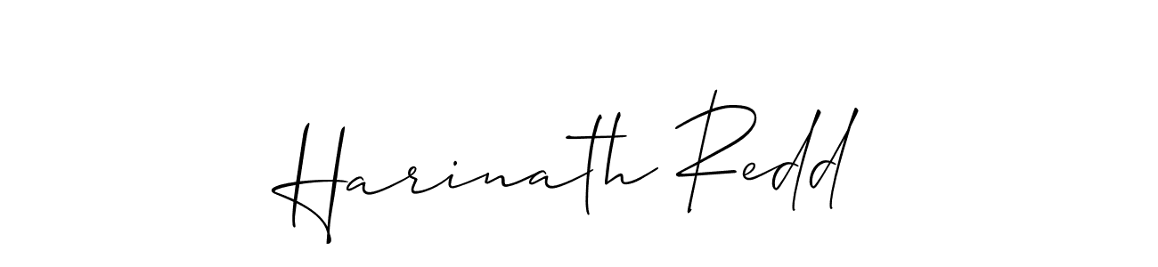 How to make Harinath Redd signature? Allison_Script is a professional autograph style. Create handwritten signature for Harinath Redd name. Harinath Redd signature style 2 images and pictures png