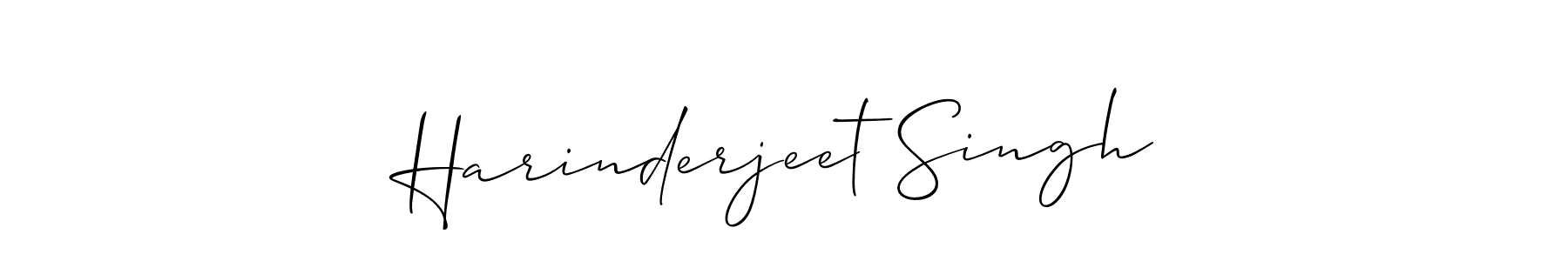 How to make Harinderjeet Singh name signature. Use Allison_Script style for creating short signs online. This is the latest handwritten sign. Harinderjeet Singh signature style 2 images and pictures png