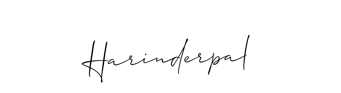 Harinderpal stylish signature style. Best Handwritten Sign (Allison_Script) for my name. Handwritten Signature Collection Ideas for my name Harinderpal. Harinderpal signature style 2 images and pictures png