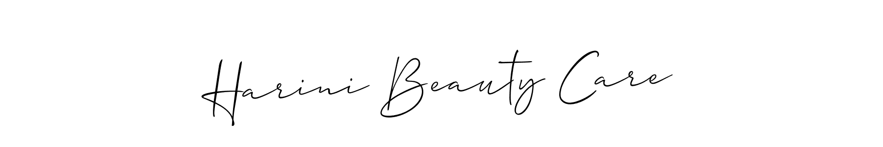 Once you've used our free online signature maker to create your best signature Allison_Script style, it's time to enjoy all of the benefits that Harini Beauty Care name signing documents. Harini Beauty Care signature style 2 images and pictures png
