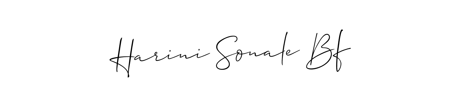 The best way (Allison_Script) to make a short signature is to pick only two or three words in your name. The name Harini Sonale Bf include a total of six letters. For converting this name. Harini Sonale Bf signature style 2 images and pictures png