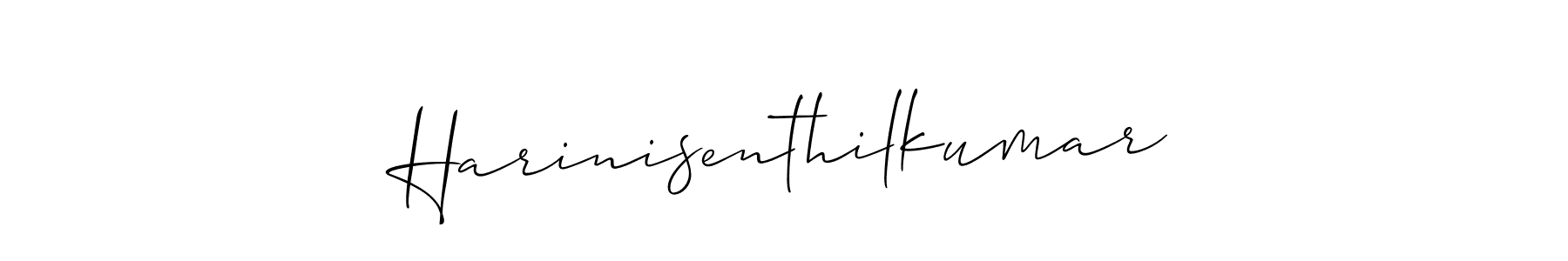 See photos of Harinisenthilkumar official signature by Spectra . Check more albums & portfolios. Read reviews & check more about Allison_Script font. Harinisenthilkumar signature style 2 images and pictures png