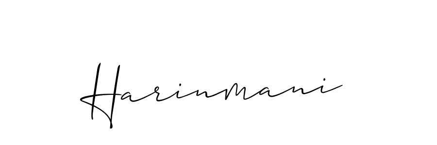 Once you've used our free online signature maker to create your best signature Allison_Script style, it's time to enjoy all of the benefits that Harinmani name signing documents. Harinmani signature style 2 images and pictures png