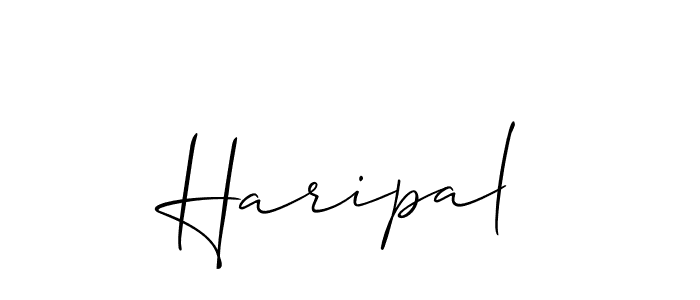 You should practise on your own different ways (Allison_Script) to write your name (Haripal) in signature. don't let someone else do it for you. Haripal signature style 2 images and pictures png