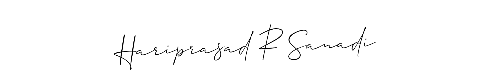 Here are the top 10 professional signature styles for the name Hariprasad R Sanadi. These are the best autograph styles you can use for your name. Hariprasad R Sanadi signature style 2 images and pictures png