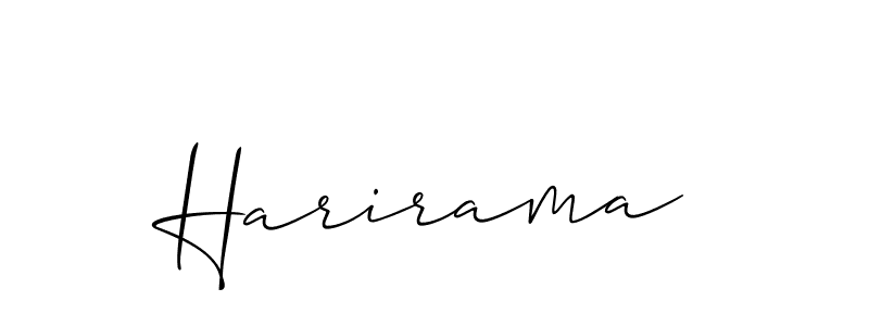 Allison_Script is a professional signature style that is perfect for those who want to add a touch of class to their signature. It is also a great choice for those who want to make their signature more unique. Get Harirama name to fancy signature for free. Harirama signature style 2 images and pictures png