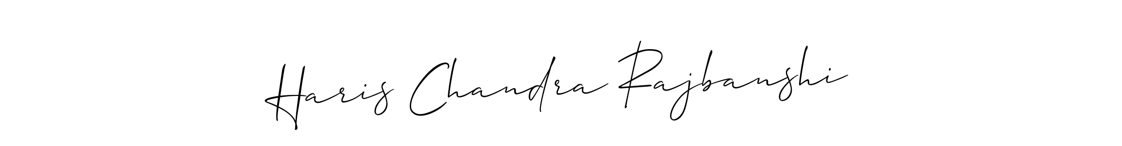 You should practise on your own different ways (Allison_Script) to write your name (Haris Chandra Rajbanshi) in signature. don't let someone else do it for you. Haris Chandra Rajbanshi signature style 2 images and pictures png
