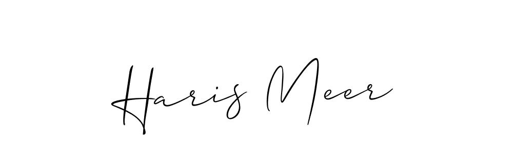 Make a beautiful signature design for name Haris Meer. Use this online signature maker to create a handwritten signature for free. Haris Meer signature style 2 images and pictures png