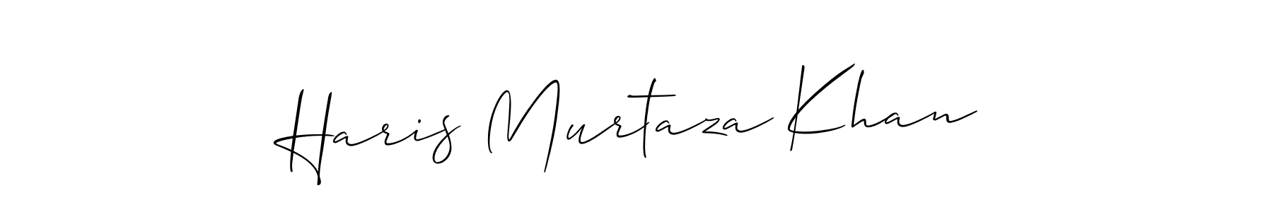 How to Draw Haris Murtaza Khan signature style? Allison_Script is a latest design signature styles for name Haris Murtaza Khan. Haris Murtaza Khan signature style 2 images and pictures png