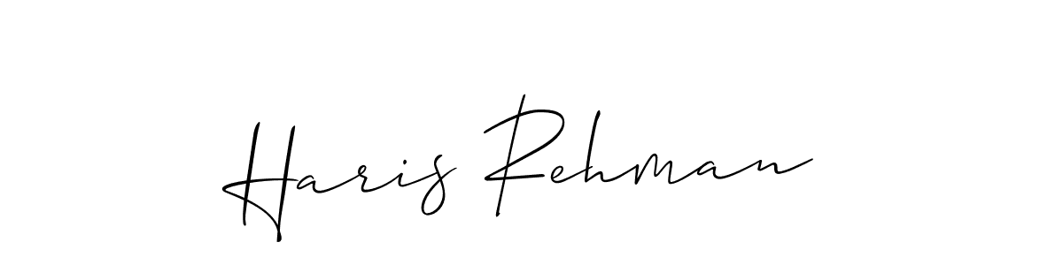 Allison_Script is a professional signature style that is perfect for those who want to add a touch of class to their signature. It is also a great choice for those who want to make their signature more unique. Get Haris Rehman name to fancy signature for free. Haris Rehman signature style 2 images and pictures png