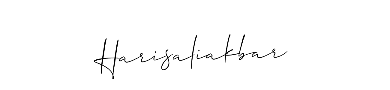 Similarly Allison_Script is the best handwritten signature design. Signature creator online .You can use it as an online autograph creator for name Harisaliakbar. Harisaliakbar signature style 2 images and pictures png