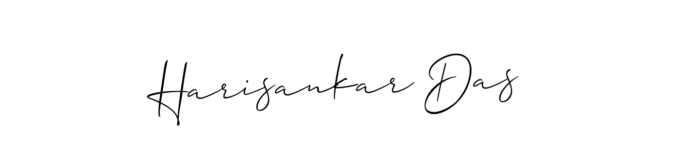 How to make Harisankar Das signature? Allison_Script is a professional autograph style. Create handwritten signature for Harisankar Das name. Harisankar Das signature style 2 images and pictures png