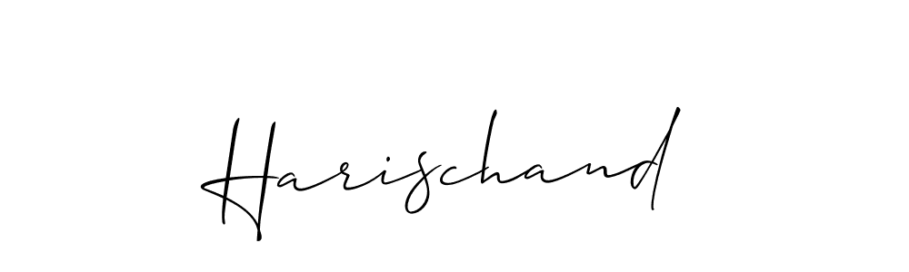 The best way (Allison_Script) to make a short signature is to pick only two or three words in your name. The name Harischand include a total of six letters. For converting this name. Harischand signature style 2 images and pictures png