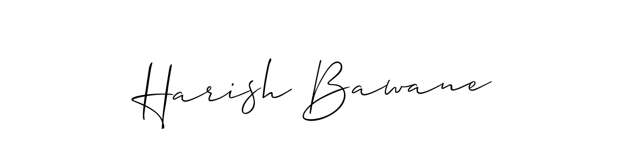 You should practise on your own different ways (Allison_Script) to write your name (Harish Bawane) in signature. don't let someone else do it for you. Harish Bawane signature style 2 images and pictures png