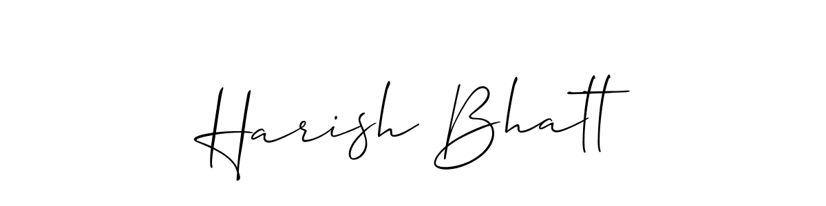Make a beautiful signature design for name Harish Bhatt. Use this online signature maker to create a handwritten signature for free. Harish Bhatt signature style 2 images and pictures png
