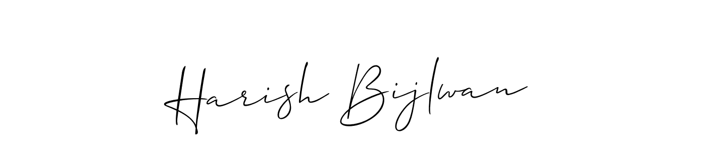 Harish Bijlwan stylish signature style. Best Handwritten Sign (Allison_Script) for my name. Handwritten Signature Collection Ideas for my name Harish Bijlwan. Harish Bijlwan signature style 2 images and pictures png