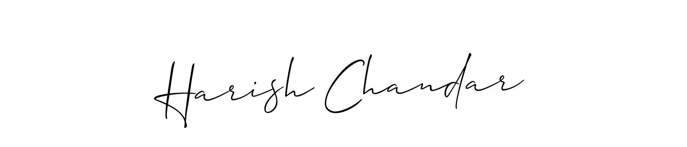 Make a beautiful signature design for name Harish Chandar. Use this online signature maker to create a handwritten signature for free. Harish Chandar signature style 2 images and pictures png