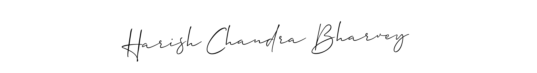 Also You can easily find your signature by using the search form. We will create Harish Chandra Bharvey name handwritten signature images for you free of cost using Allison_Script sign style. Harish Chandra Bharvey signature style 2 images and pictures png