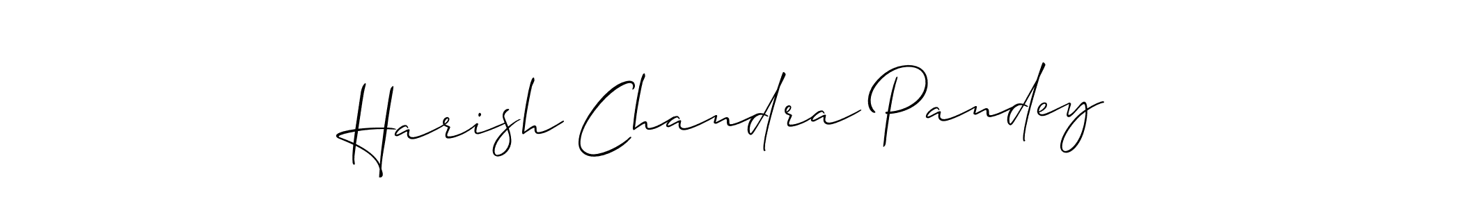 Create a beautiful signature design for name Harish Chandra Pandey. With this signature (Allison_Script) fonts, you can make a handwritten signature for free. Harish Chandra Pandey signature style 2 images and pictures png