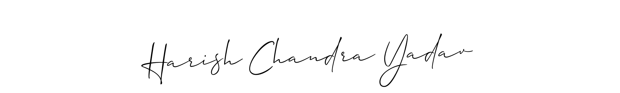 Harish Chandra Yadav stylish signature style. Best Handwritten Sign (Allison_Script) for my name. Handwritten Signature Collection Ideas for my name Harish Chandra Yadav. Harish Chandra Yadav signature style 2 images and pictures png