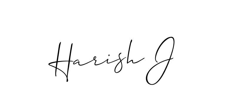 Make a short Harish J signature style. Manage your documents anywhere anytime using Allison_Script. Create and add eSignatures, submit forms, share and send files easily. Harish J signature style 2 images and pictures png