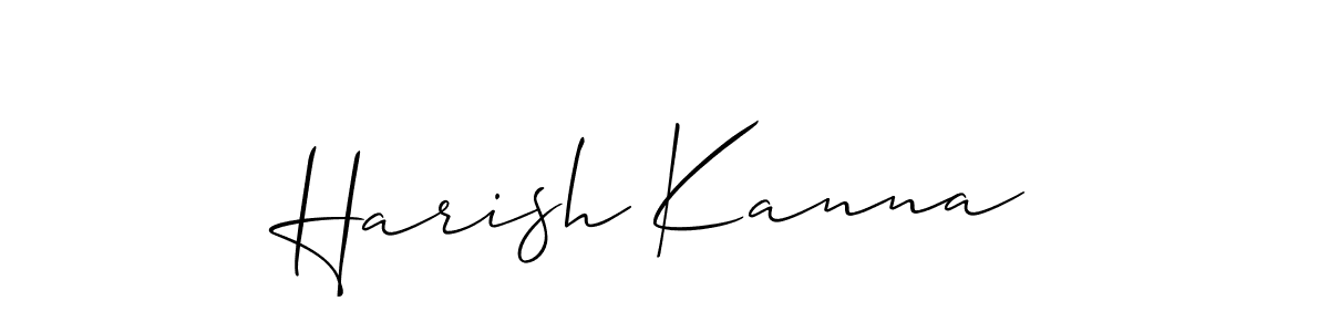 This is the best signature style for the Harish Kanna name. Also you like these signature font (Allison_Script). Mix name signature. Harish Kanna signature style 2 images and pictures png