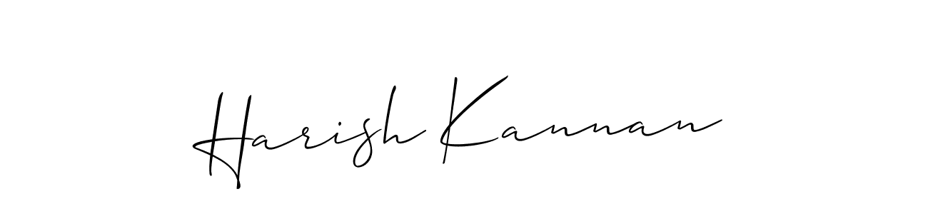Similarly Allison_Script is the best handwritten signature design. Signature creator online .You can use it as an online autograph creator for name Harish Kannan. Harish Kannan signature style 2 images and pictures png